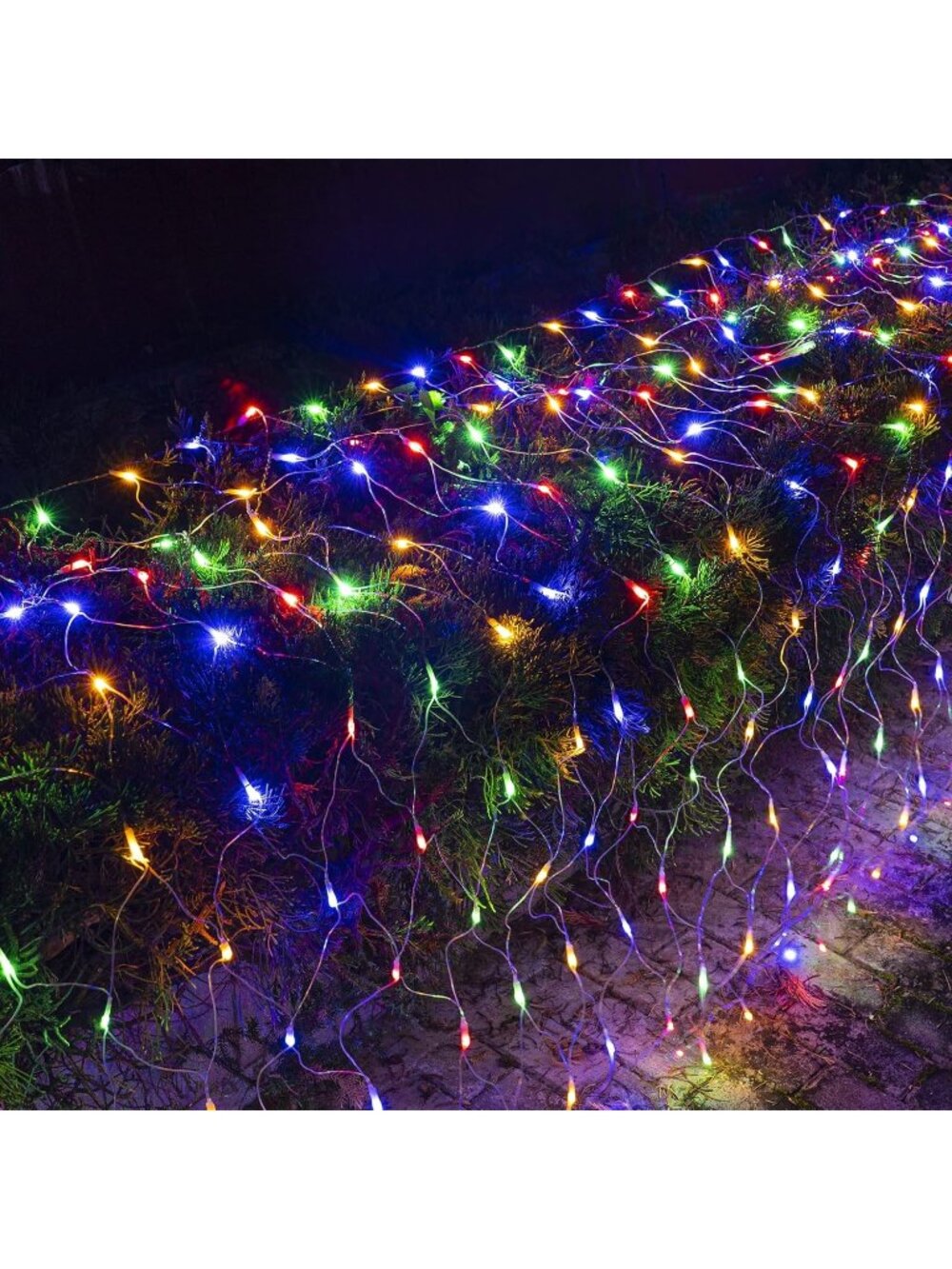 New 12FT x 5FT Waterproof 360 LED Net String Lights for Indoor & Outdoor Decor